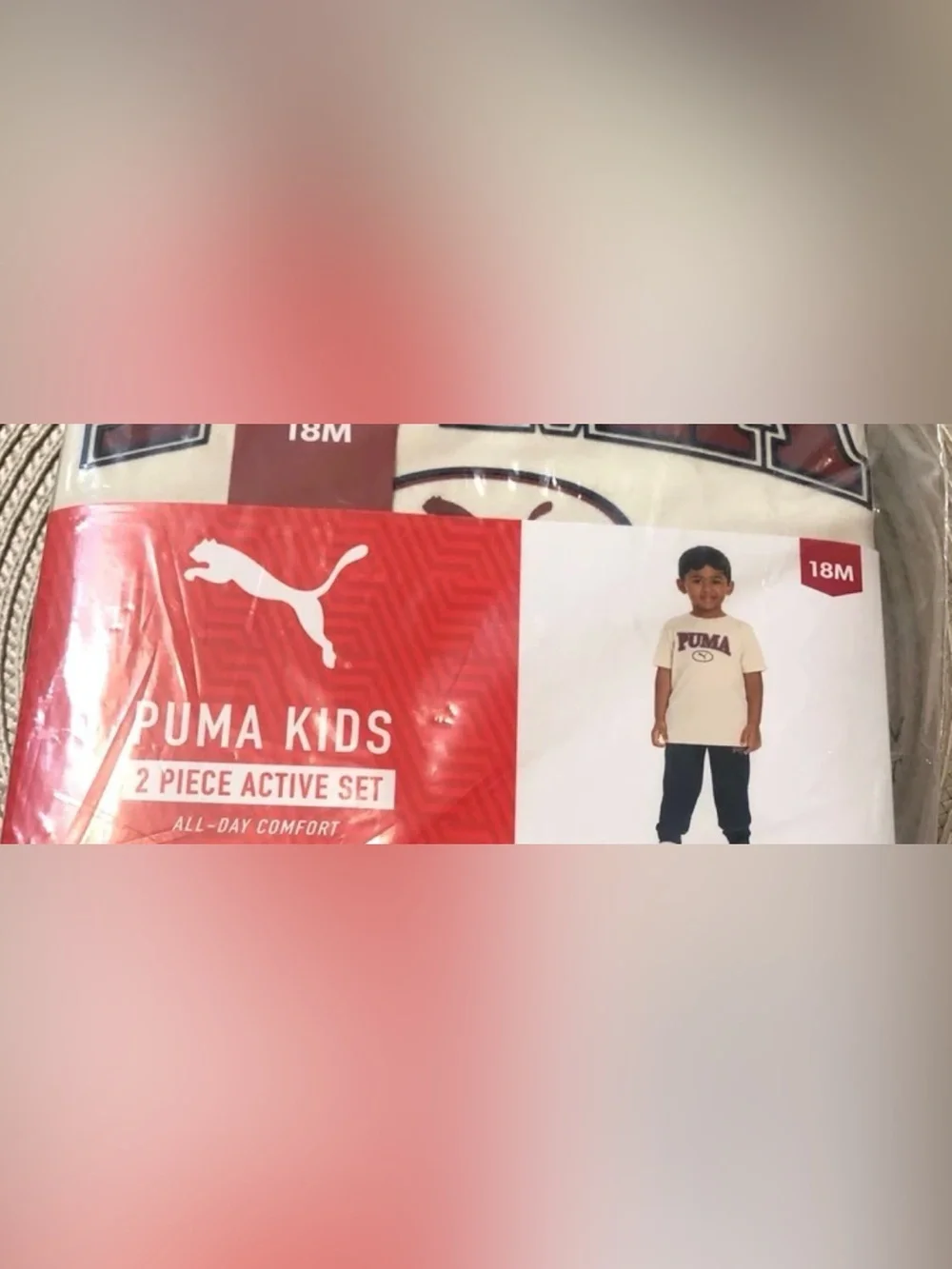Puma Baby Boys 2 Pc Summer Outfit T-Shirt & Jogger Sweatpants Size 18 Months NWT - Picture 7 of 10